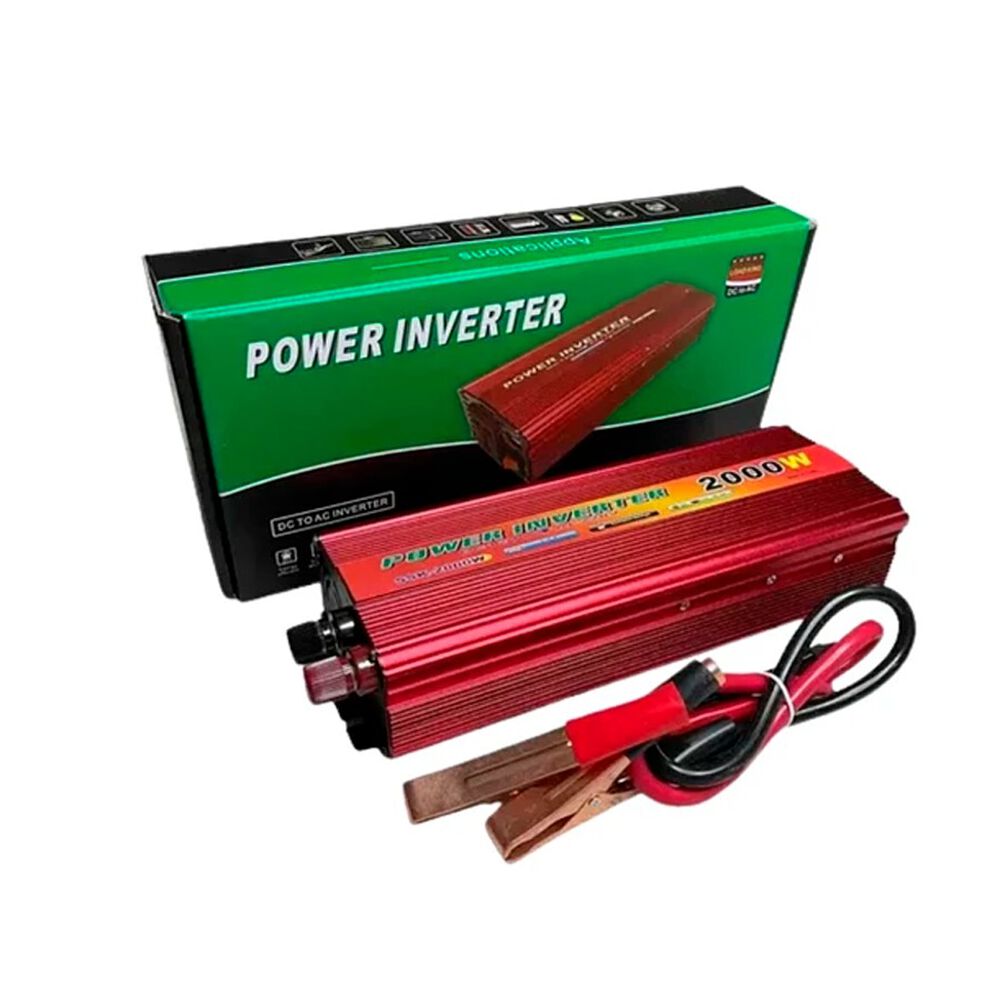 Inversor Convertidor De Corriente De Coche 2000w 12v220v image number 1.0
