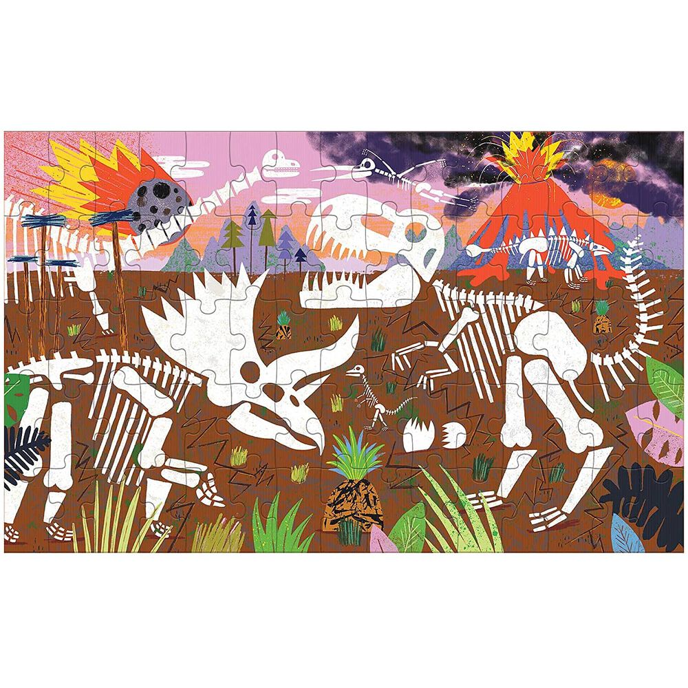 Puzzle 75pcs Lenticular Rugido De Dinosaurio Mudpuppy image number 4.0