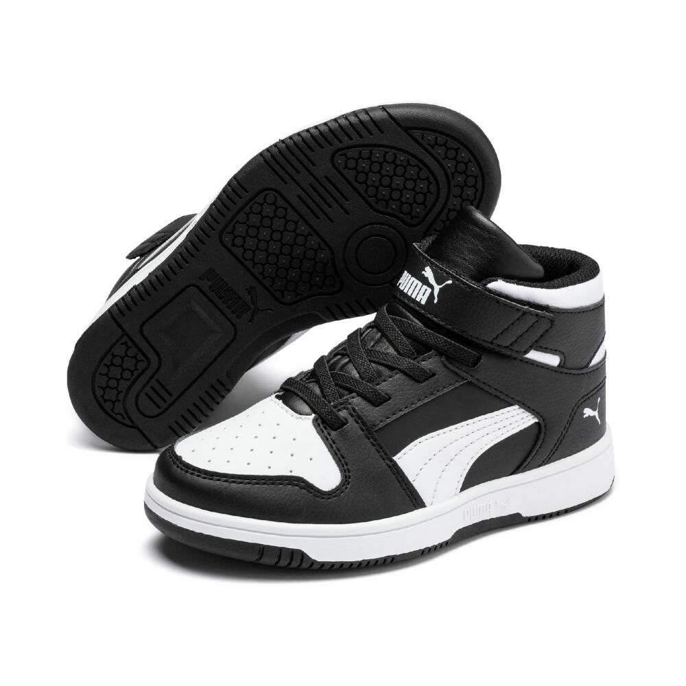 Zapatilla Niño Puma Rebound Layup Sl Negro image number 2.0