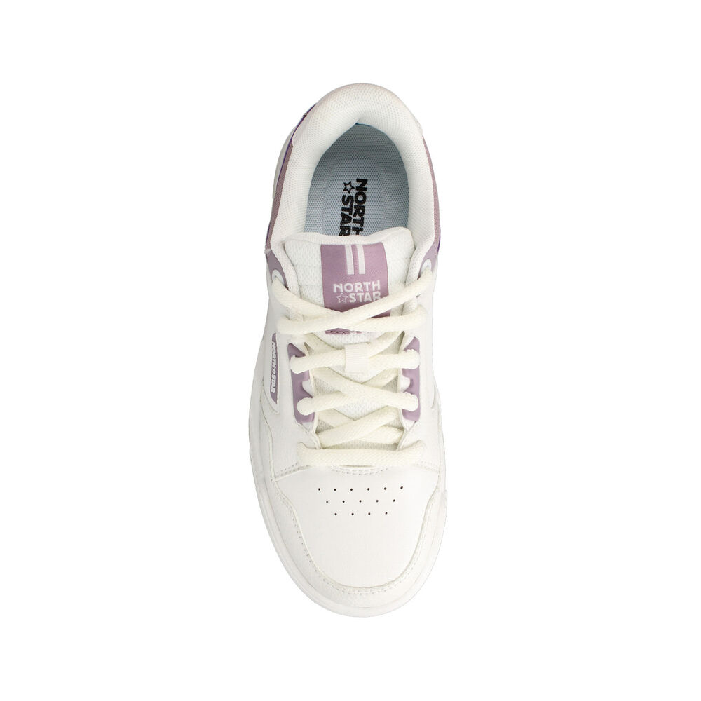Zapatilla Mujer North Star Skater Chunk Blanco-morado image number 3.0