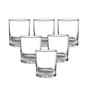 Set 6 Vasos Bajos Modelo Manhatan De 340ml Agua Tragos Jugo