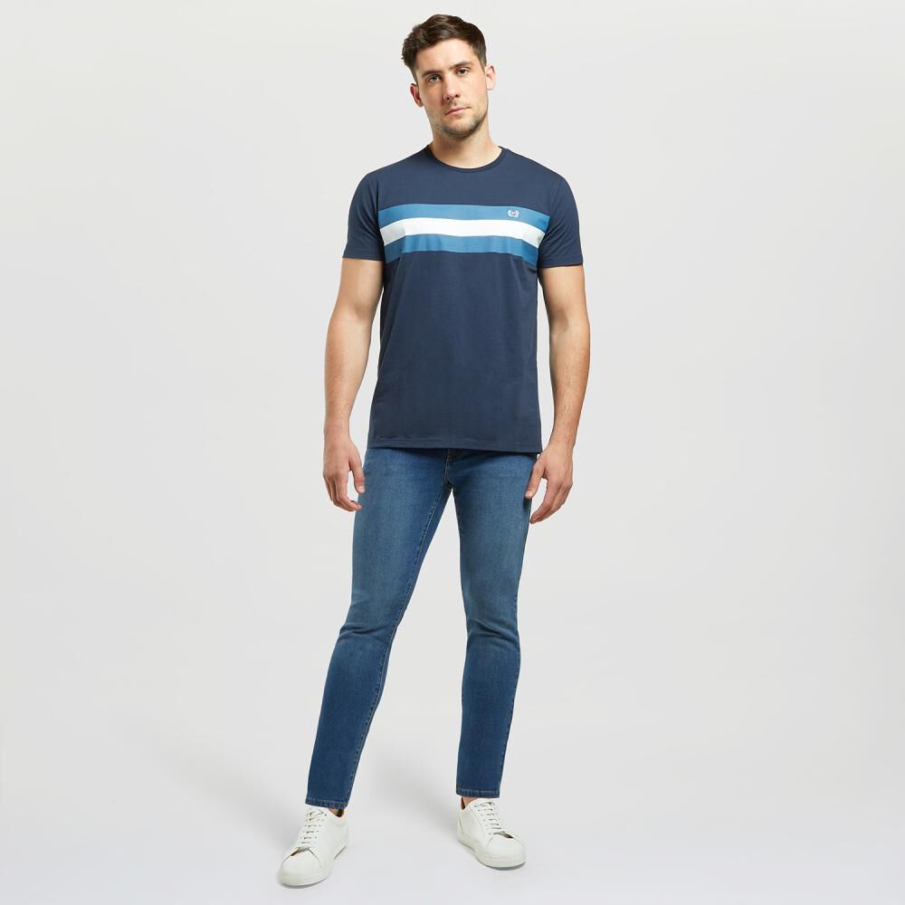 Jeans Regular Tiro Medio Slim Hombre Peroe image number 1.0