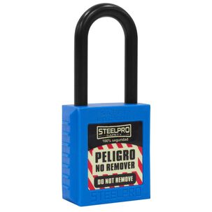 Candado Steelpro Diel&eacute;ctrico Azul