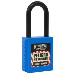 Candado Steelpro Diel&eacute;ctrico Azul