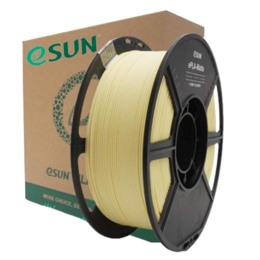 Filamento Pla Mate Amarillo Almendra 1kg Esun image number 0.0