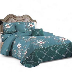 Juego De Sabanas + Cubrecama De 1.5 Plazas + 1 Funda De Almohada Cobertor Verano Qs-9