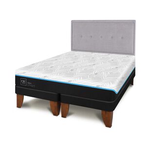 Cama Europea Cic Green Infinity / Base Dividida + Respaldo