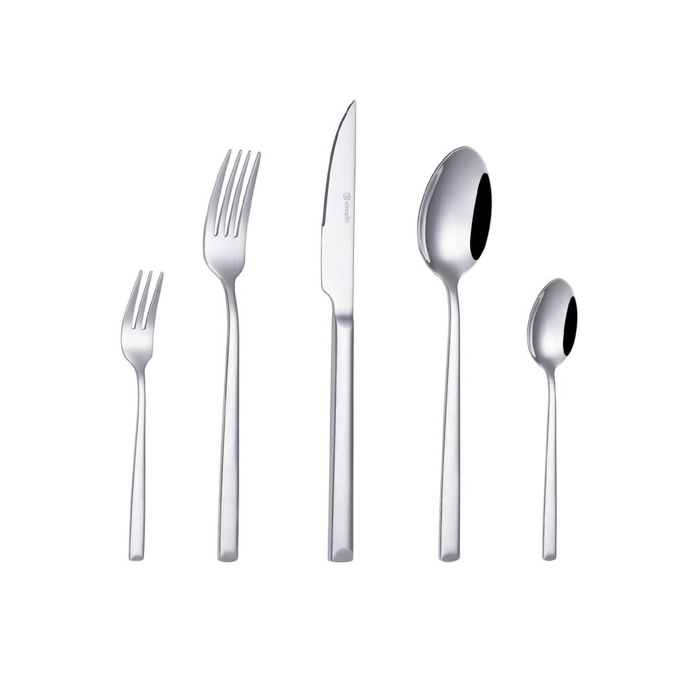 Set De Cuchiller&iacute;a 30 Pcs Cubiertos Acero Inoxidable Sicilia image number 0.0