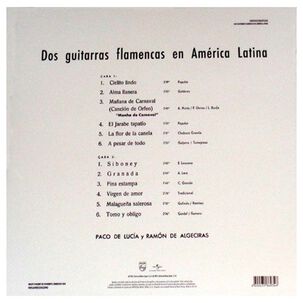 Paco De Lucia - Dos Guitarras Flamencas En America Latina | Vinilo