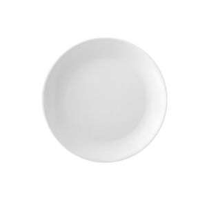 Set De 6 Platos Melamina Redondo Sin Borde Blanca 23 Cm L&iacute;nea Cl&aacute;sica