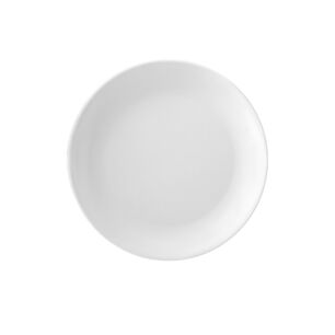 Set De 6 Platos Melamina Redondo Sin Borde Blanca 23 Cm L&iacute;nea Cl&aacute;sica