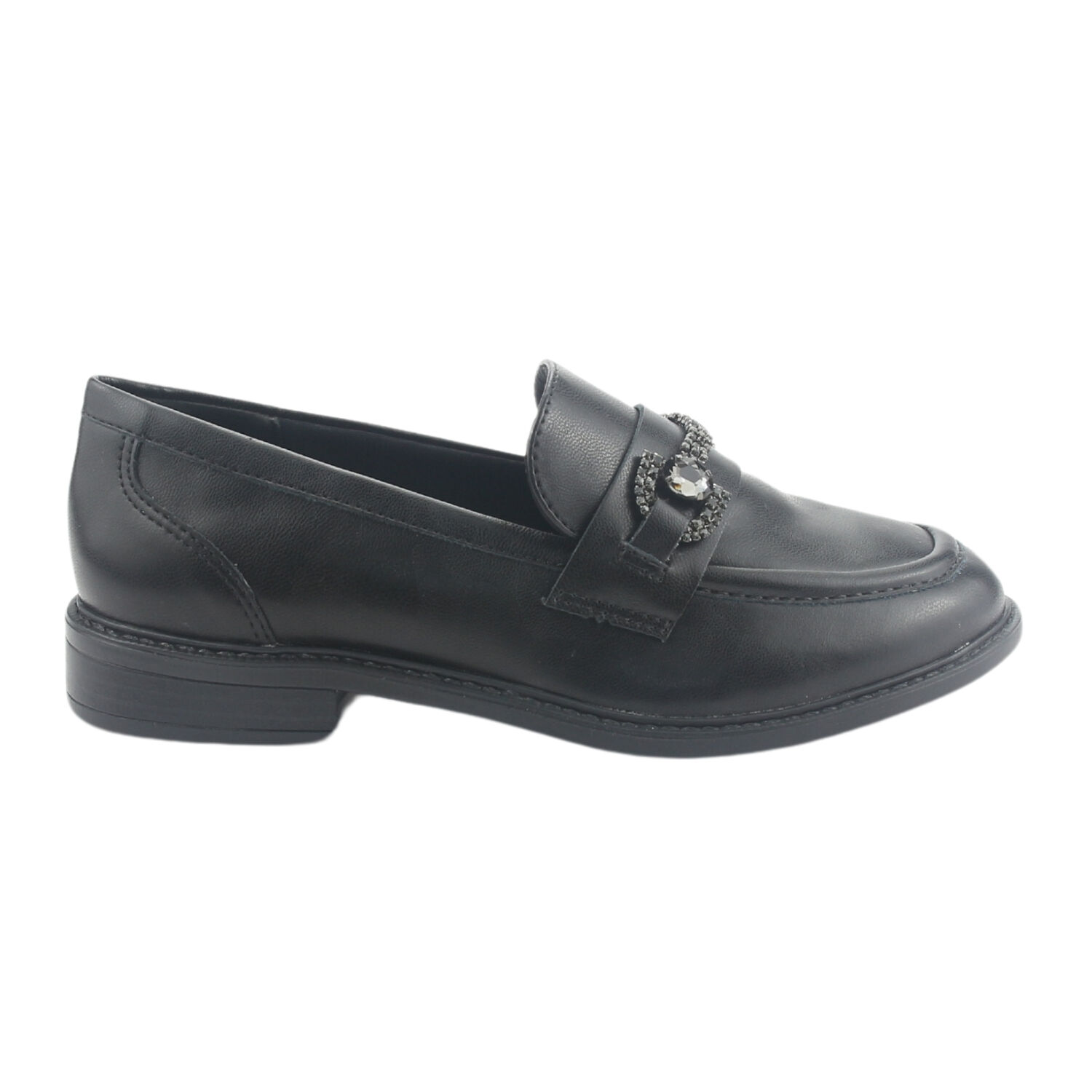 Mocasin Via Marte Mujer 077-004-01 Negro Casual image number 0.0