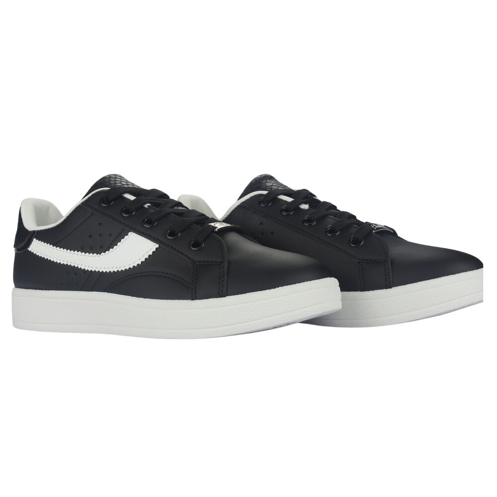 Zapatilla Mujer Chalada Pita-1 Negro/blanco Urbano image number 4.0