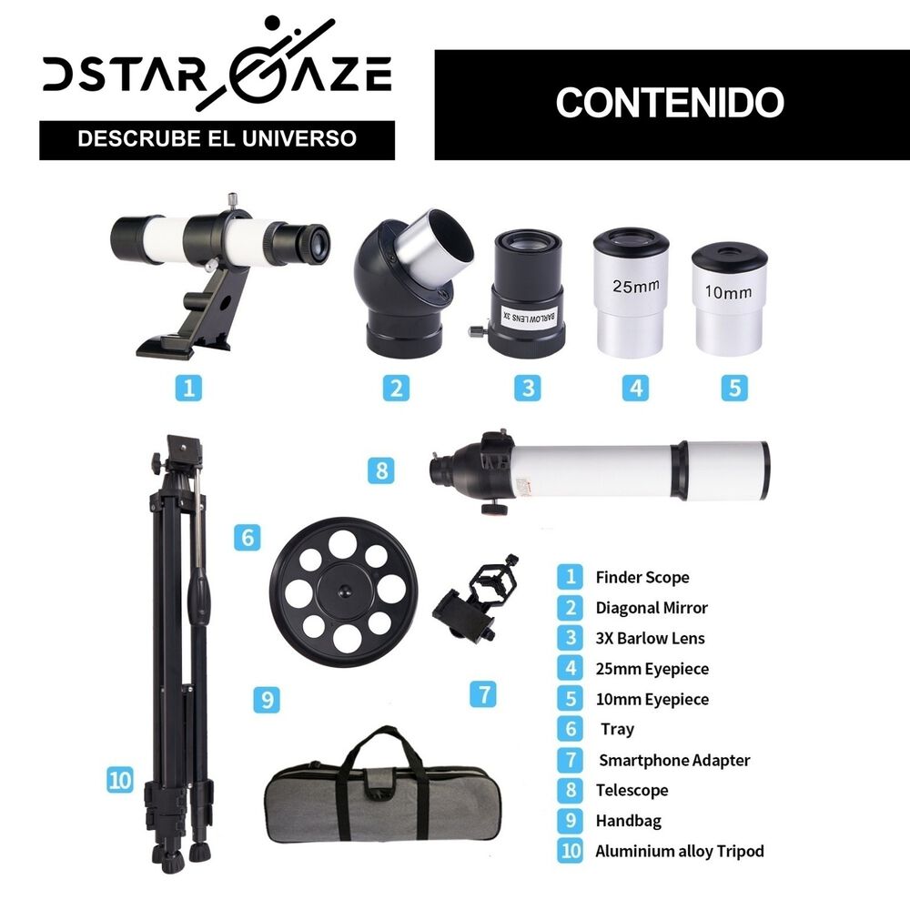 Telescopio Astron&oacute;mico Profesional Monocular 50070m image number 3.0