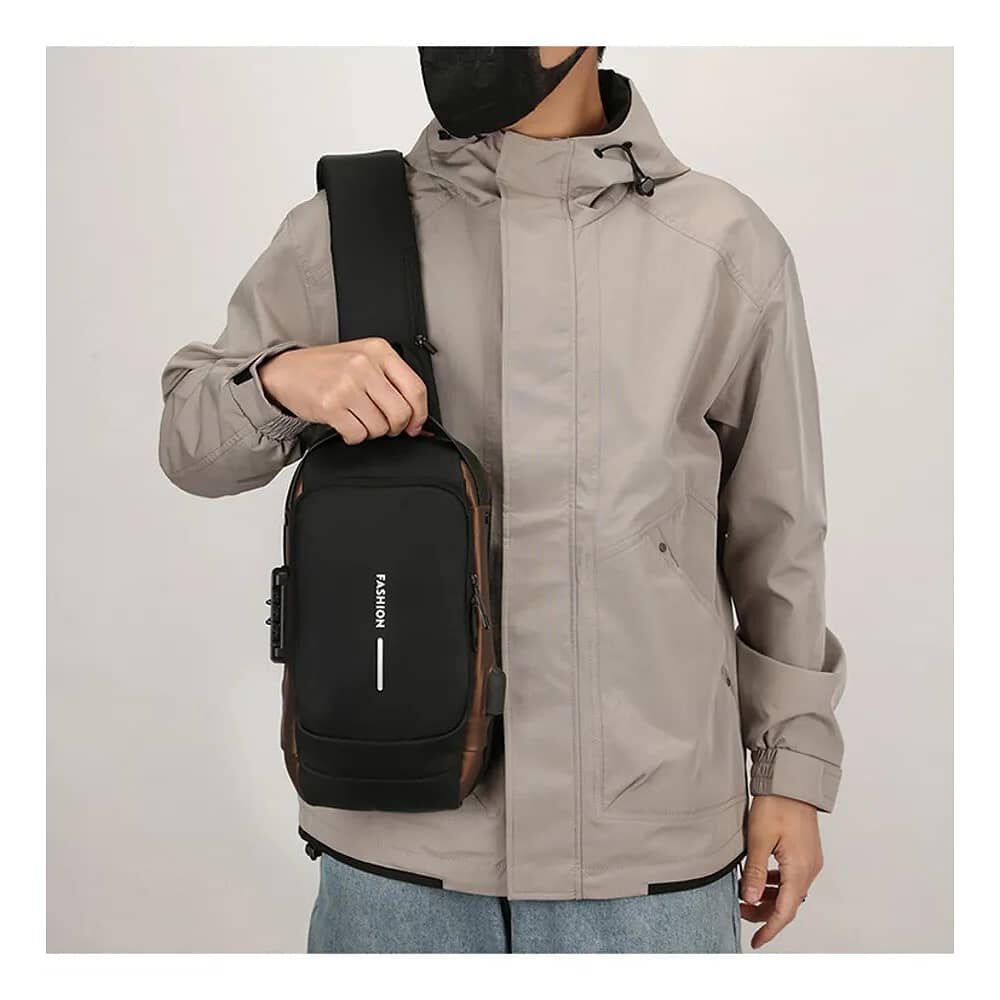 Mochila De Moto Anti-robo Impermeable Bandolera Deportivo image number 2.0