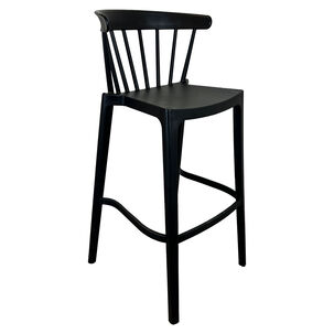 Pack 2 Taburetes Bar Windsor Negra Pack 2 Taburetes Bar Windsor Negra