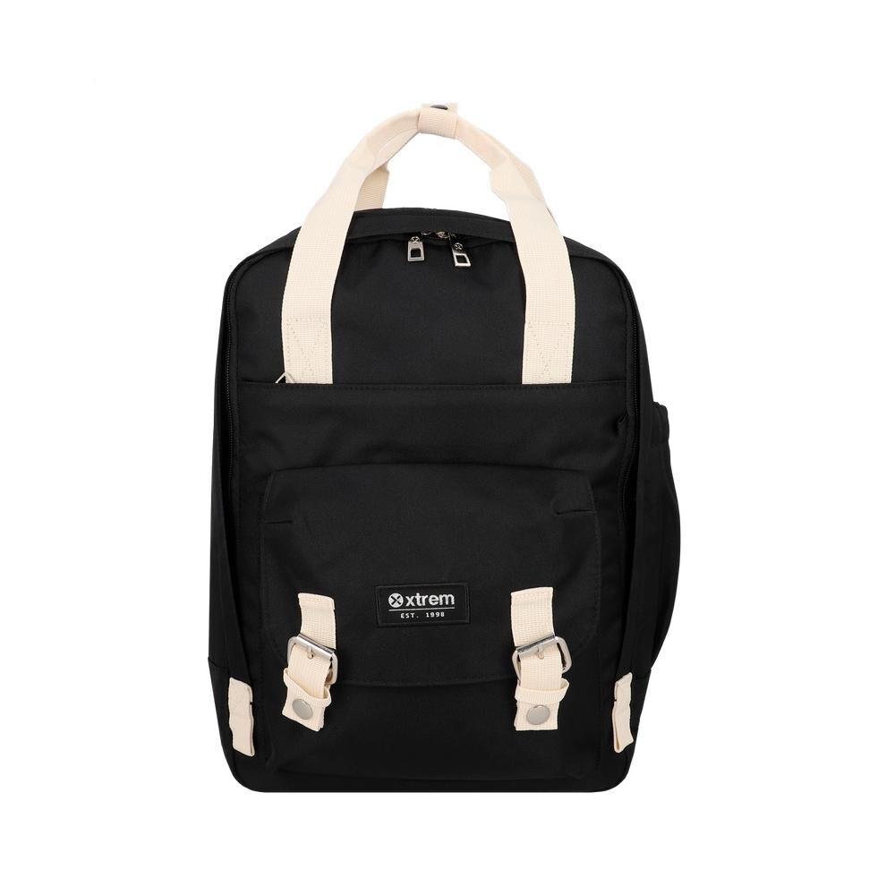 Mochila Notebook Xtrem Monroe 6xt Negro/beige 15" image number 0.0
