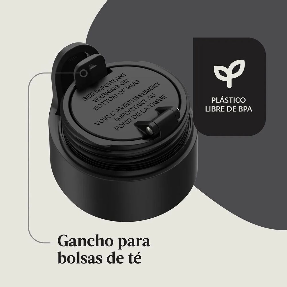 Contigo West Loop Autoseal Mug 473ml Con Aislamiento Al Vacío - Sake Gris Cristalino image number 4.0