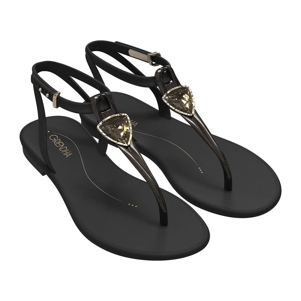 Sandalia Mujer Negro Luar Grendha image number 0.0