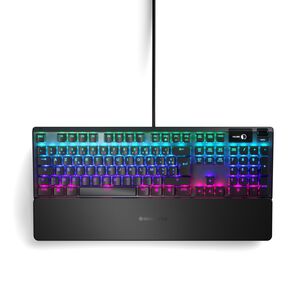 Teclado Gamer Mec&aacute;nico Steelseries Apex 5 Rgb Con Oled