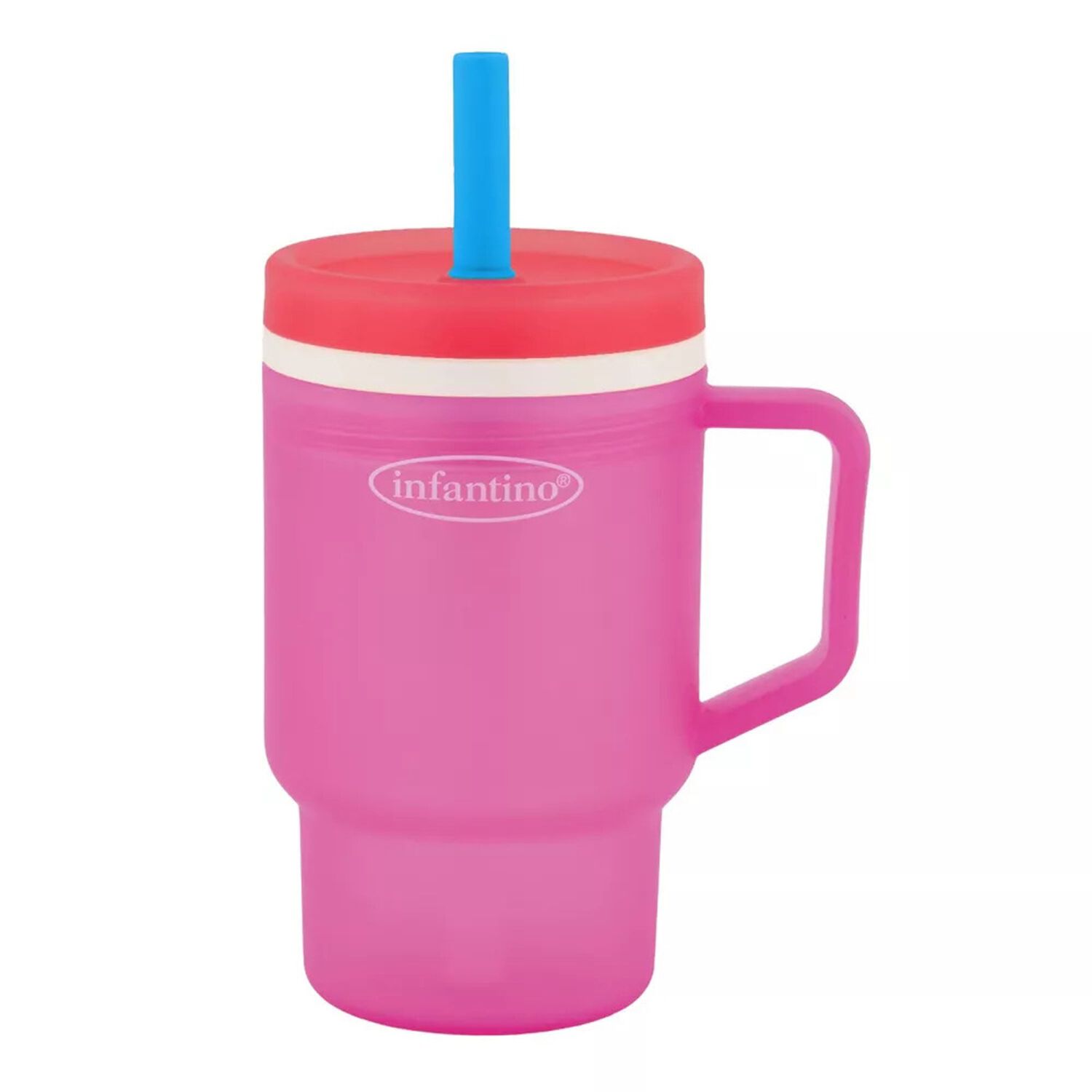 Vaso Antiderrame Bombilla My 1st Tumbler 266ml Frambuesa image number 0.0