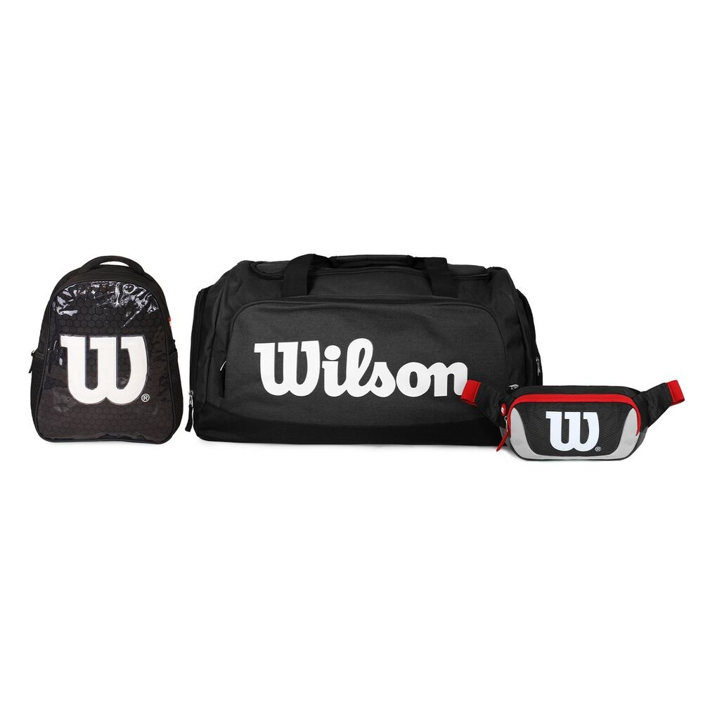 Pack Wilson Bolso Luton + Banano Delta + Mochila Sweet Negra image number 0.0