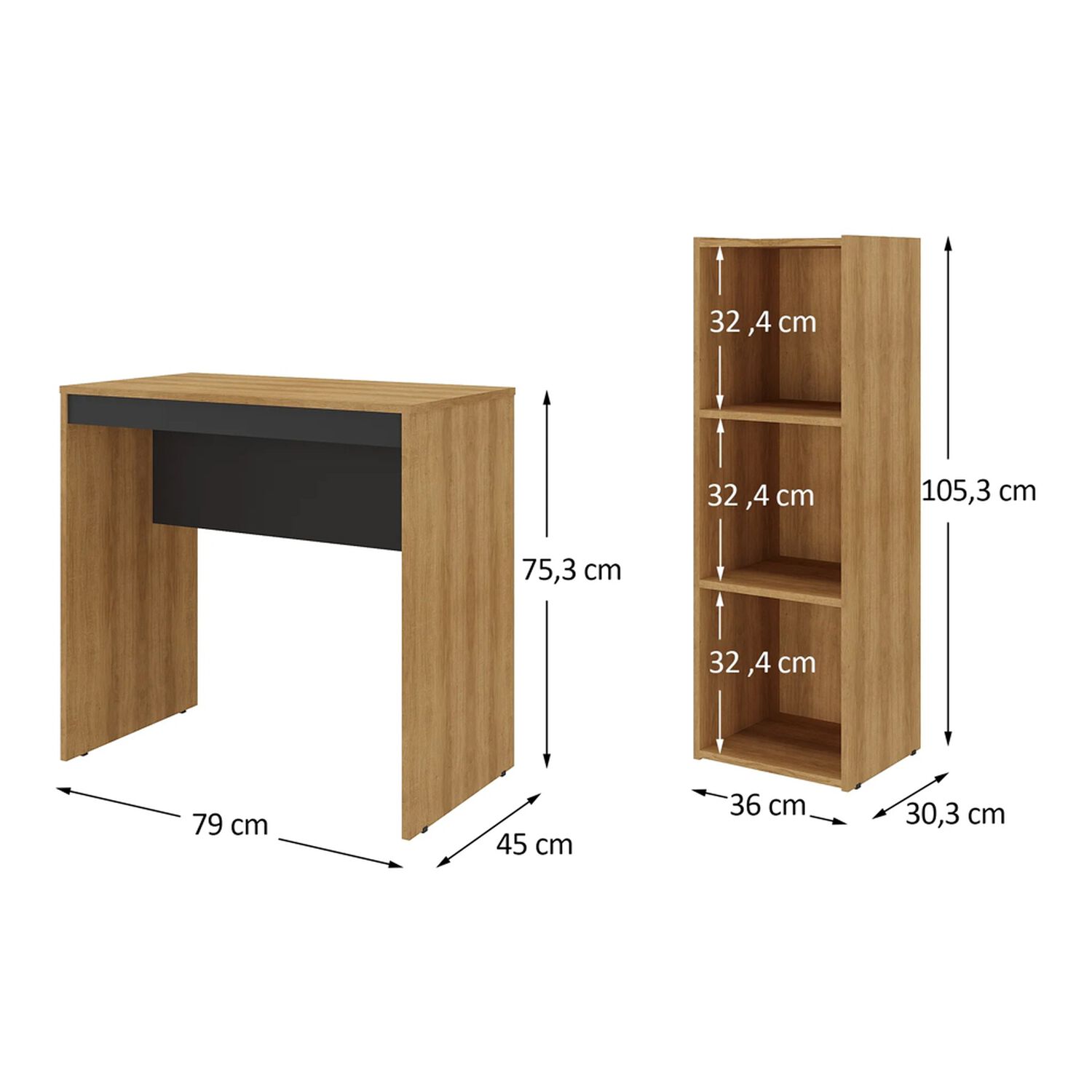 Combo Mons Home Office Librero + Escritorio image number 4.0