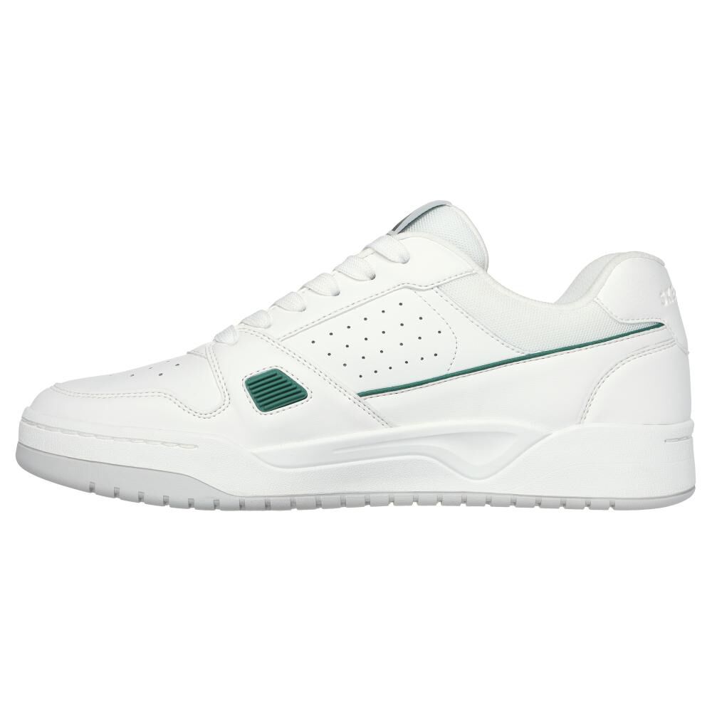 Zapatilla Urbana Hombre Skechers Koopa Tiebreak Low Blanco image number 2.0