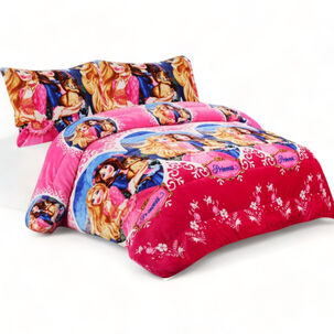 Cobertor De Invierno Plush Con Chiporro1.5 Plazas + 1 Fundas De Almohada Ccp-39