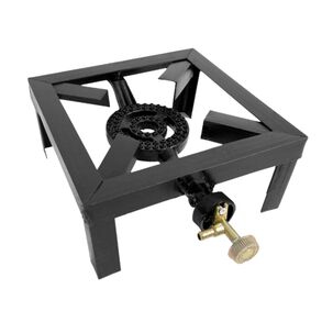 Cocina Fogon 1 Plato A Gas Licuado Cocinilla Camping Hogar + Kit De Instalacion
