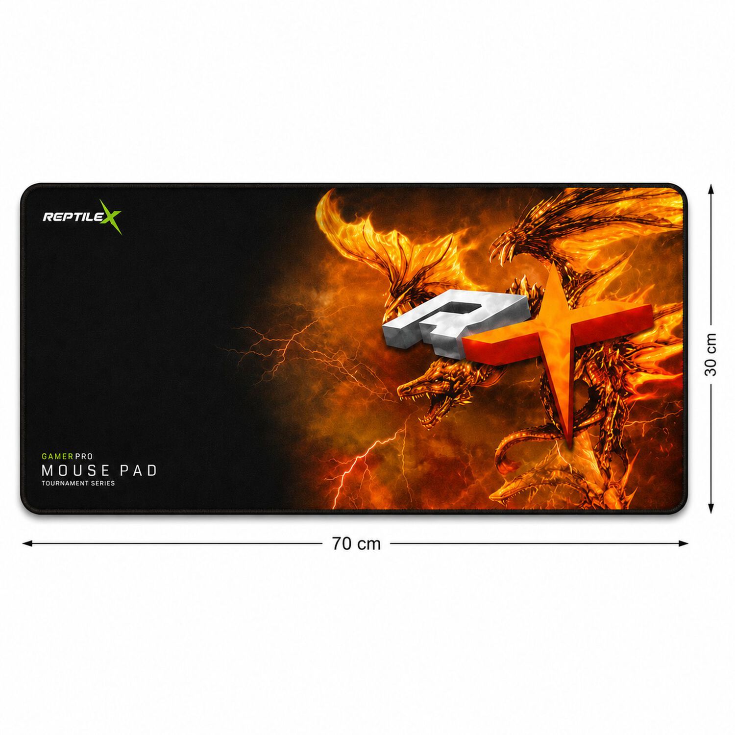 Mouse Pad Gamer 70x30cm Reptilex Orange Edition Rx0009 image number 3.0