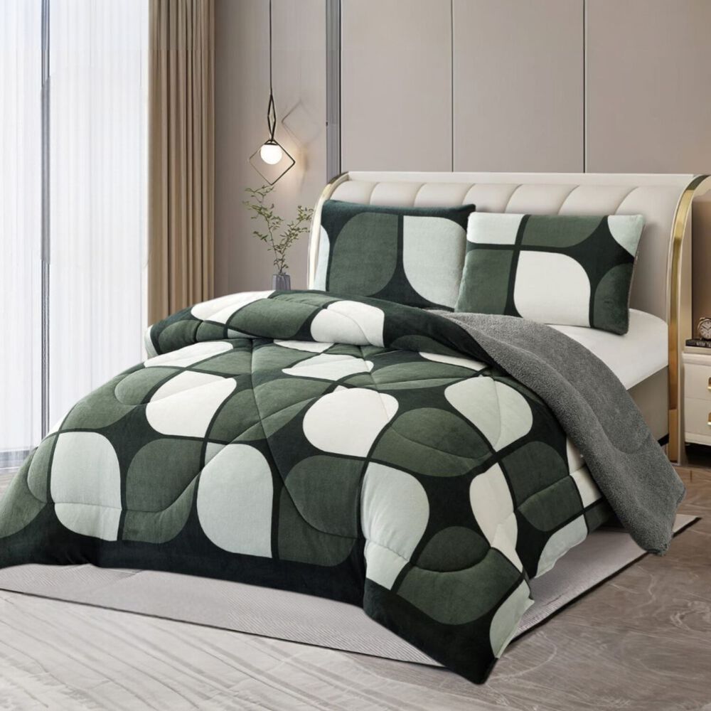 Plumon De Invierno Plush Liso Con Chiporro De 1.5 Plazas + 1 Funda Para Almohada Cip1.5p-43 image number 0.0