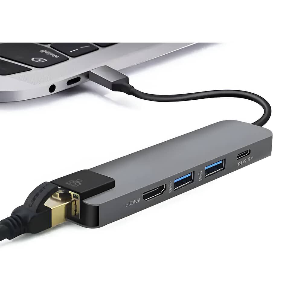 Docking Station Type-c 100w + Hdmi 4k+ Ethernet+ Hub Usb 3.0 image number 4.0