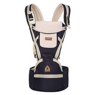 Mochila Portabeb&eacute; 3 En 1 Ajustables Asiento Removible Caf&eacute;