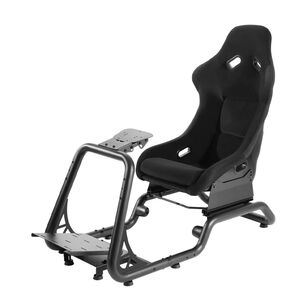 Asiento Macrotel Mvlrs02-bs Simulador De Carrera Pro Negro