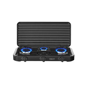 Enciemra A Gas Sobremesa Sokany 3 Platos Portátil