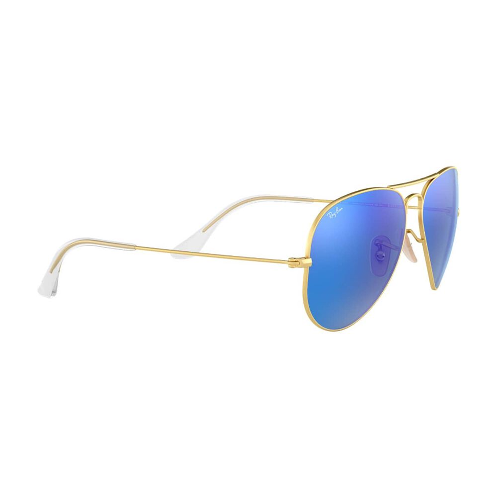 Lentes De Sol Aviator Blue Flash Ray-ban image number 10.0