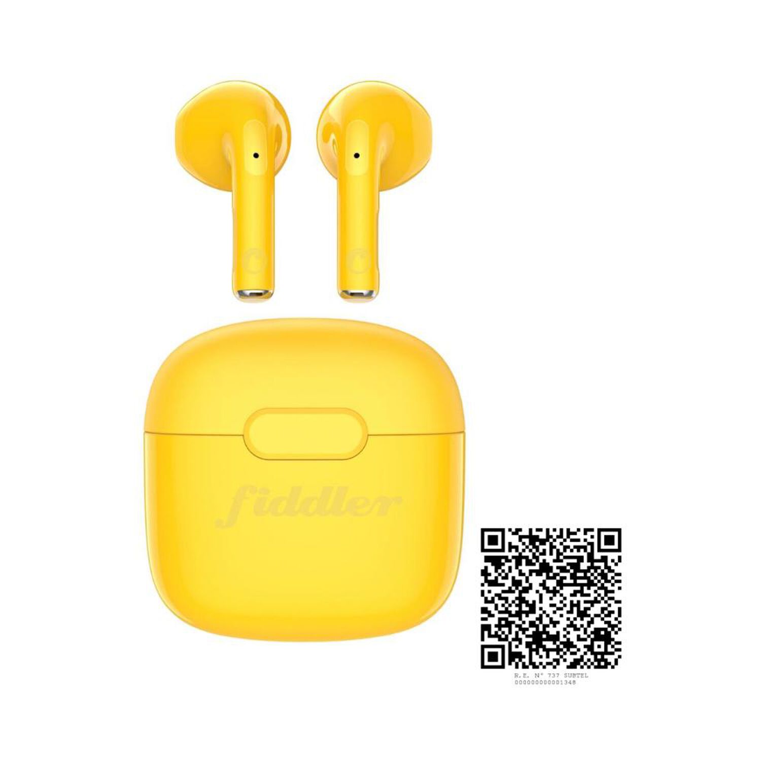Aud&iacute;fonos Bluetooth Fiddler Amarillo image number 2.0