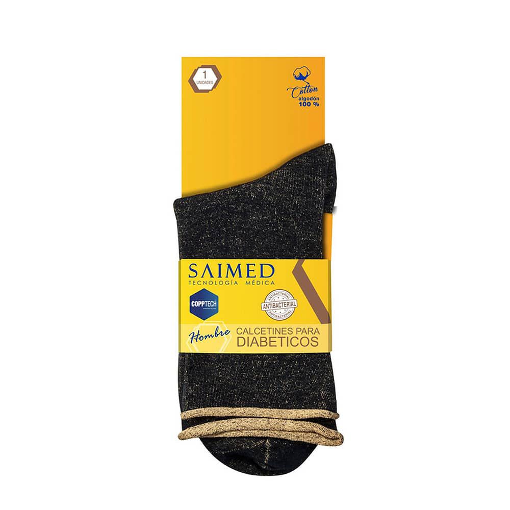 Calcet&iacute;n Algod&oacute;n Cobre Largo Hombre Apto Para Diabeticos image number 5.0