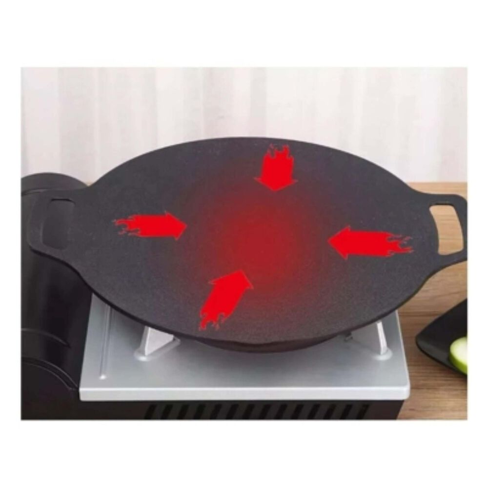 Plancha Antiadherente Circular De Hierro 34 Cm image number 3.0