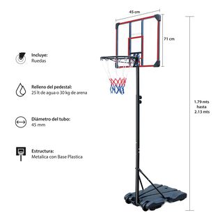 Aro De B&aacute;squetbol A200 - 2.13 Metros