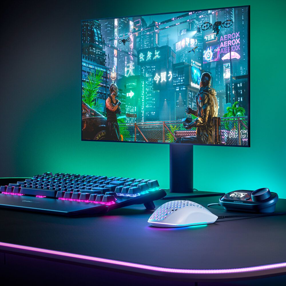 Mouse Gamer Steelseries Aerox 3 Snow Ultraligero Rgb 8500dpi image number 4.0