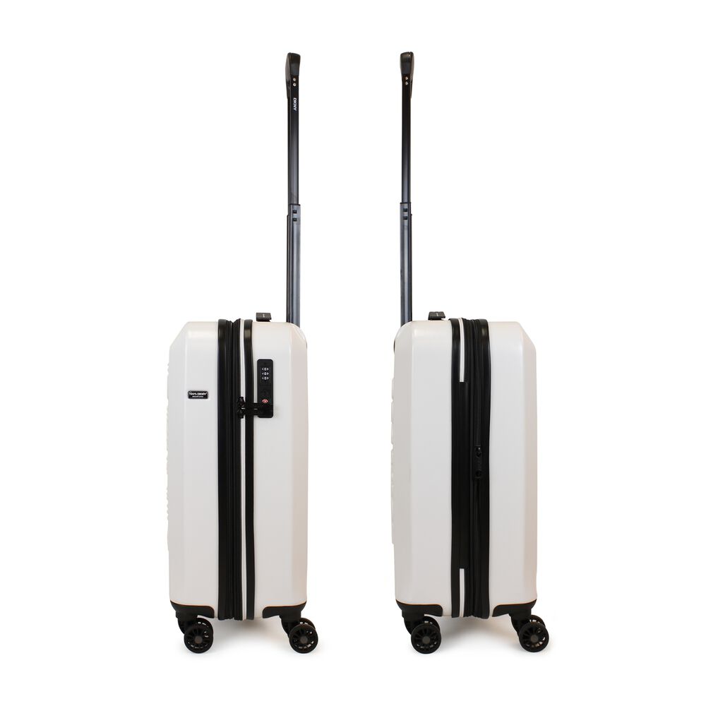 Pack 2 Maletas Donna Karan Lumina S 10kg + L 23kg Blanco Dkny image number 2.0