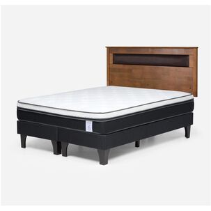 Cama Europea Rosen New Style 6 / 2 Plazas / Base Dividida + Respaldo