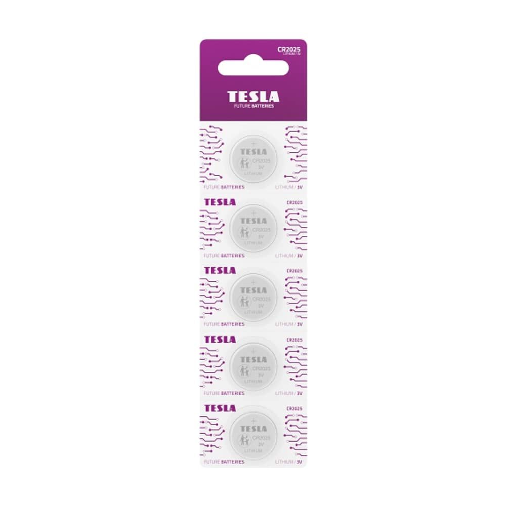 Pack De 5 Pilas Cr2025 Tesla 3v Long Lifetime image number 2.0