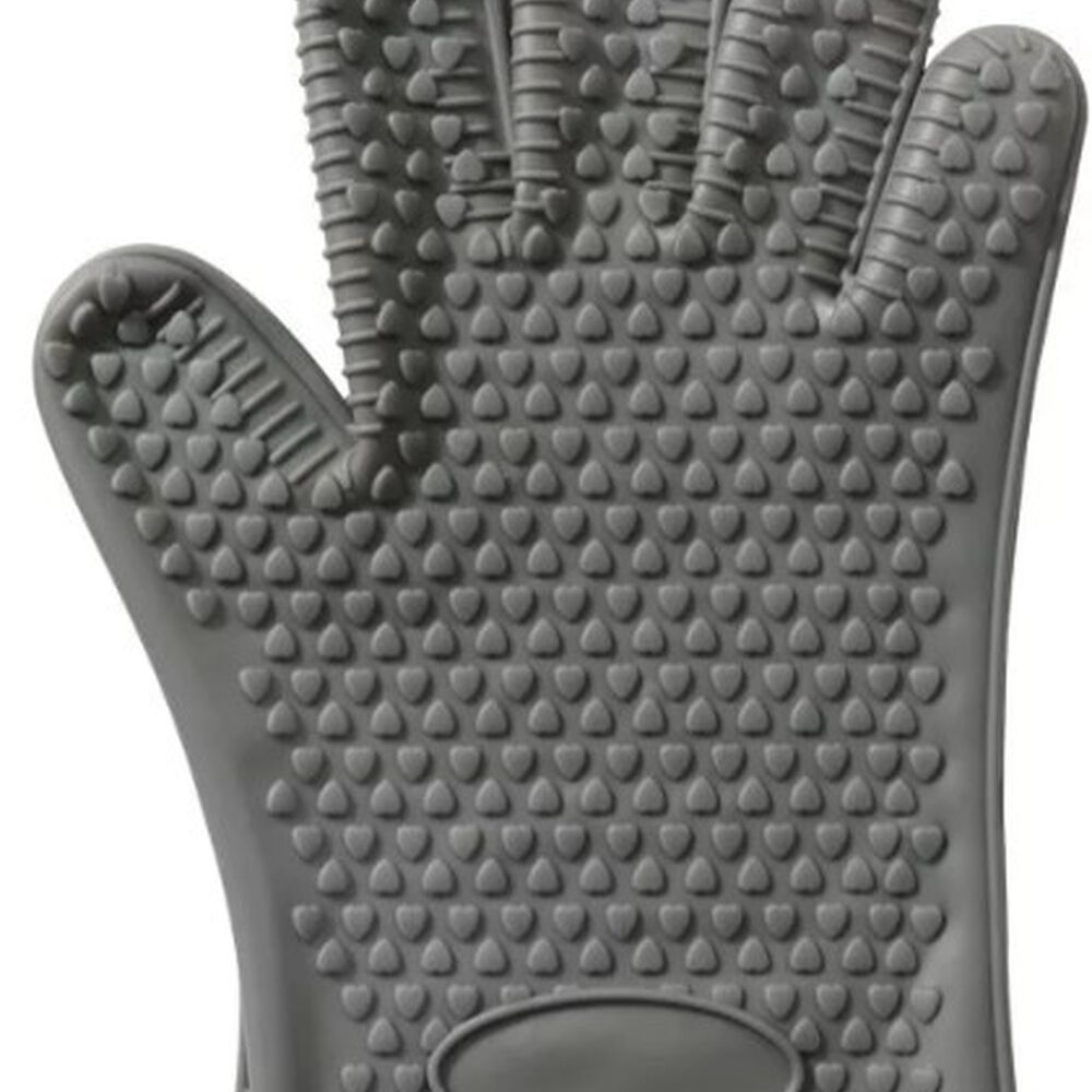 2 Guantes Manopla Protector De Calor (color Gris) Antideslizante image number 1.0