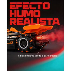 Auto F&oacute;rmula 1 Grande Control Remoto Giro 360 Humo Premium