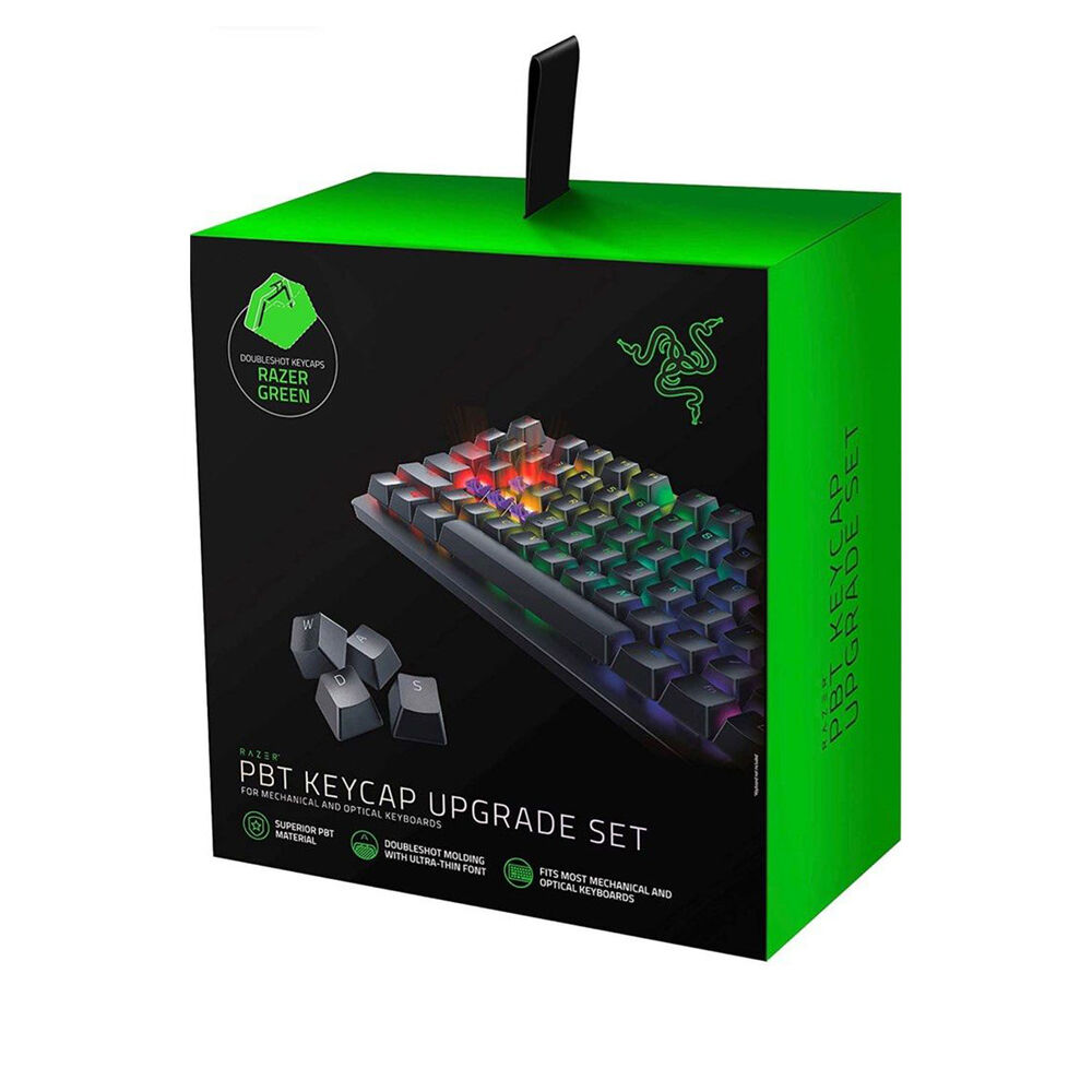 Keycaps Kit De 120 Teclas Pbt Razer Green - Crazygames image number 0.0