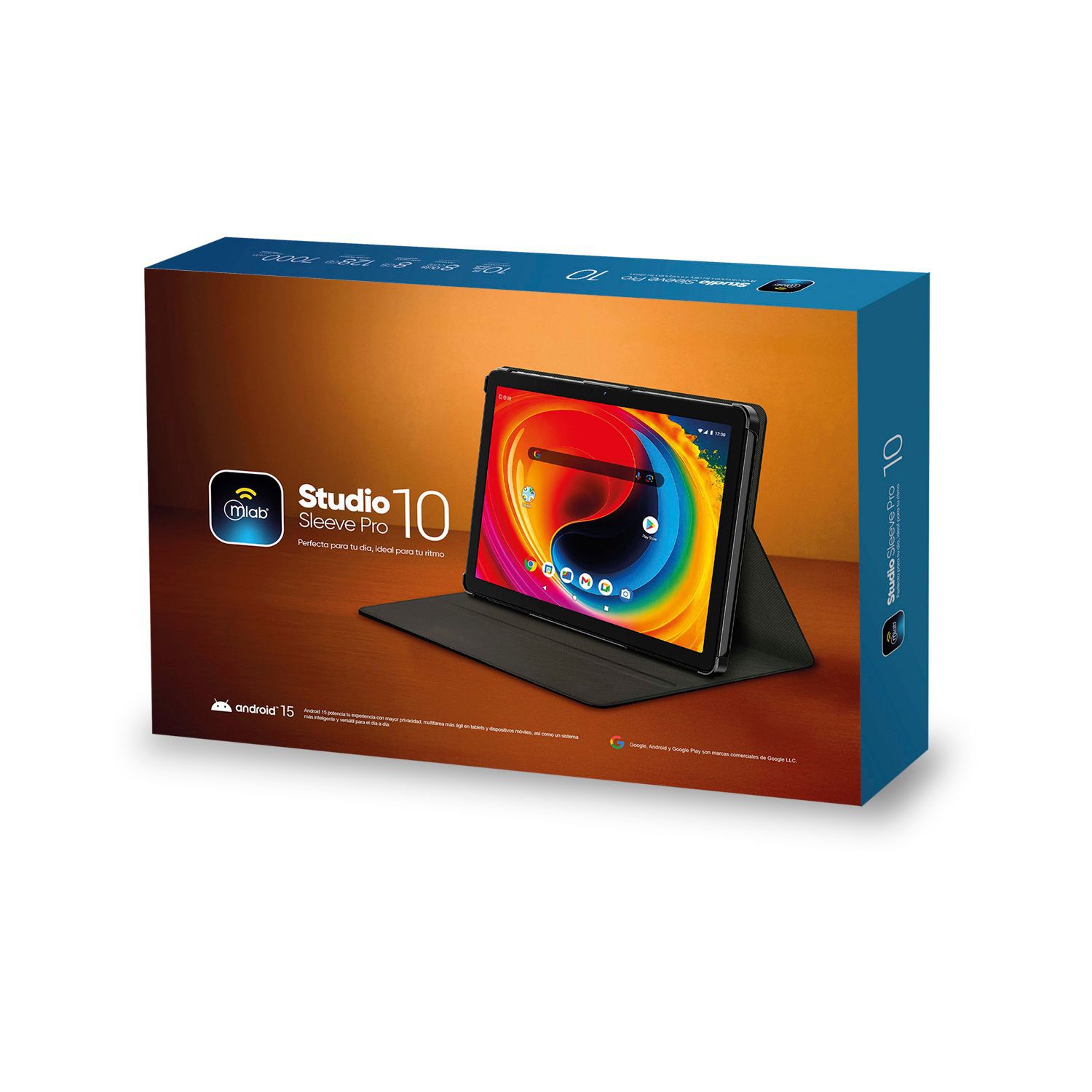 Tablet 10" Microlab Studio Sleeve Pro / 8 GB RAM / 128 GB / Negro + Funda Protectora image number 3.0