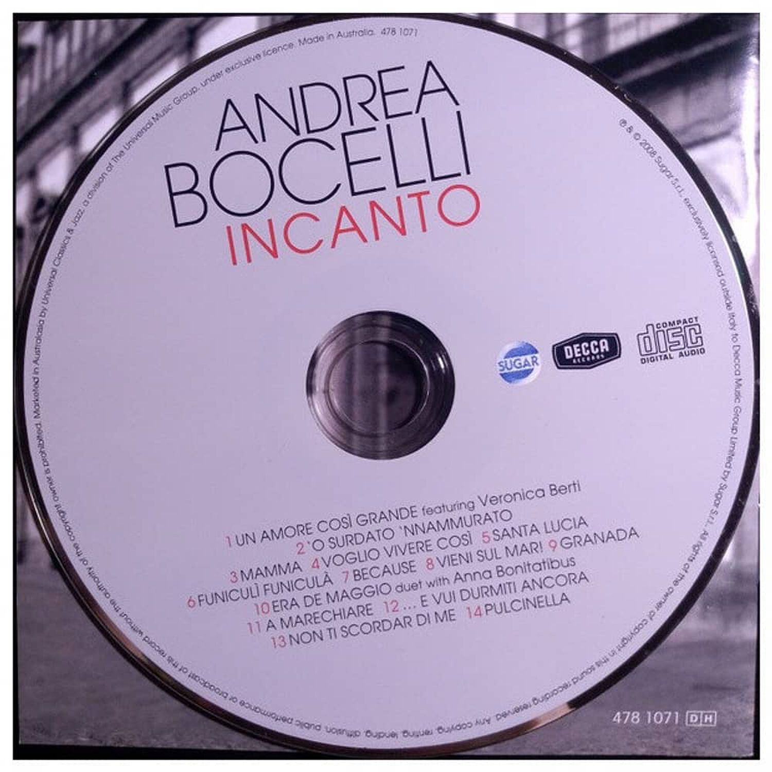 Andrea Bocelli - Incanto | Cd image number 0.0